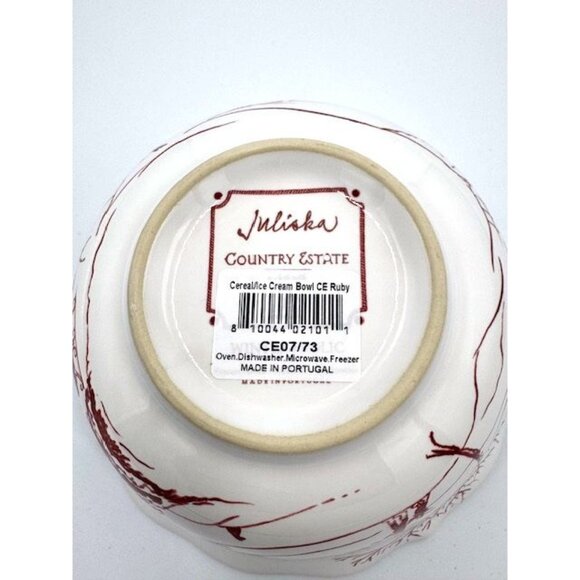 NWT Juliska Country Estate Winter Frolic 4pc Place Setting (Chip on mug!) - Picture 10 of 15